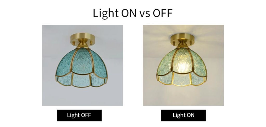 Tiffany Floral Ceiling Lamp