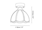 Tiffany Floral Ceiling Lamp
