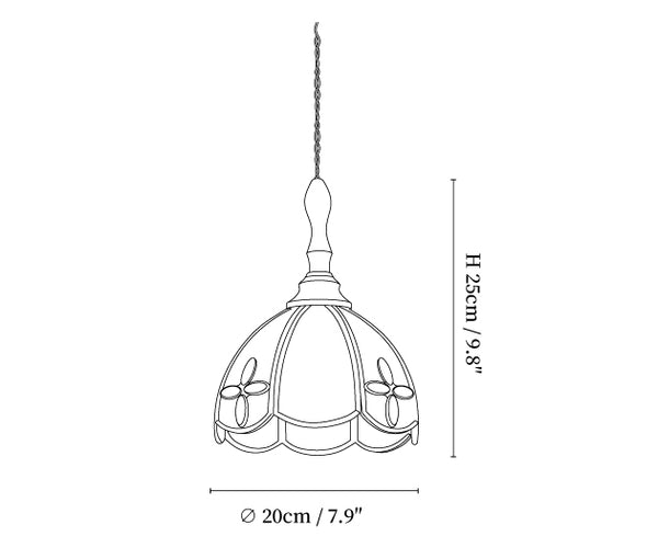 Tiffany Floral Pendant Lamp