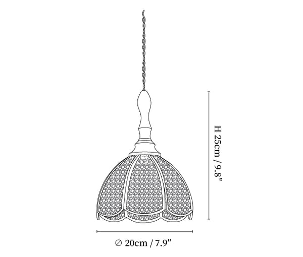 Tiffany Floral Pendant Lamp