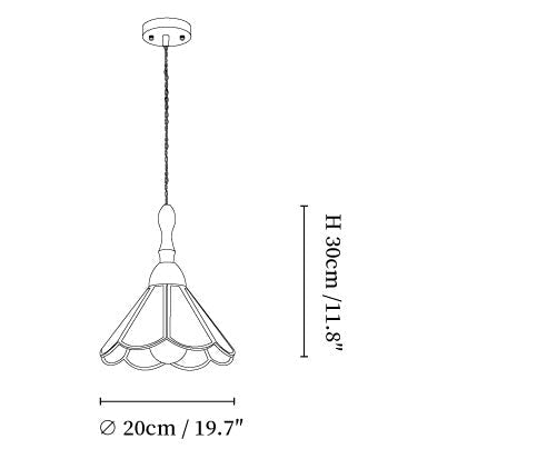 Tiffany Stained Glass Pendant Lamp
