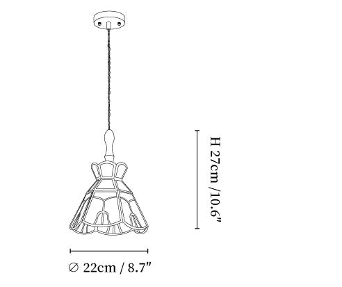 Tiffany Stained Glass Pendant Lamp