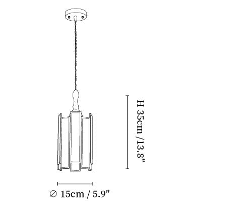 Tiffany Stained Glass Pendant Lamp