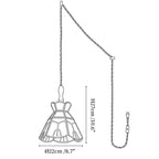 Tiffany Stained Glass Swag Pendant Lamp