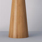 Tilt Hat Wooden Floor Lamp