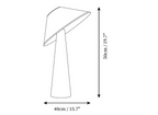 Tilt Hat Wooden Table Lamp