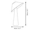 Tilt Hat Wooden Table Lamp