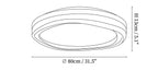 Timber Round Wood Ceiling Lamp