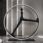 Time Walker Sculpture Floor Lamp