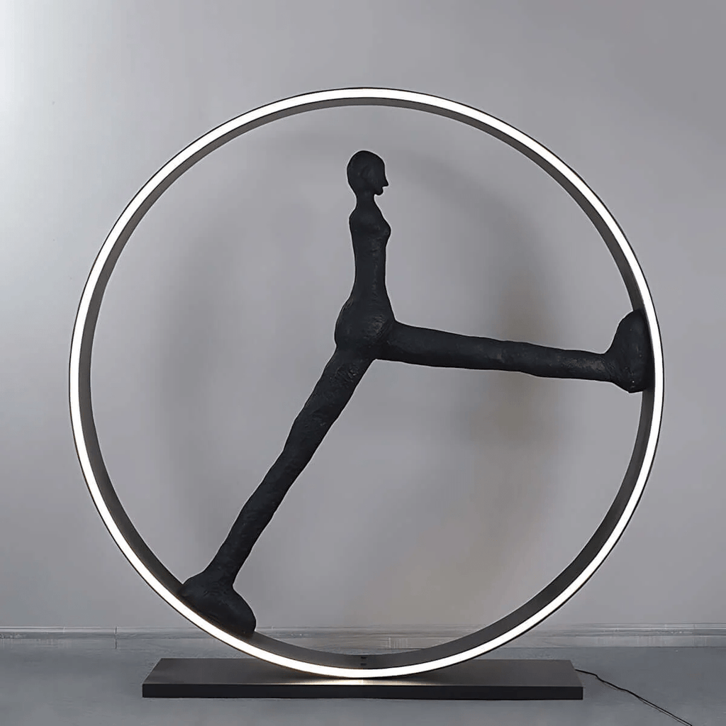 Time Walker Sculpture Floor Lamp