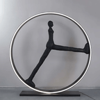 Time Walker Sculpture Floor Lamp