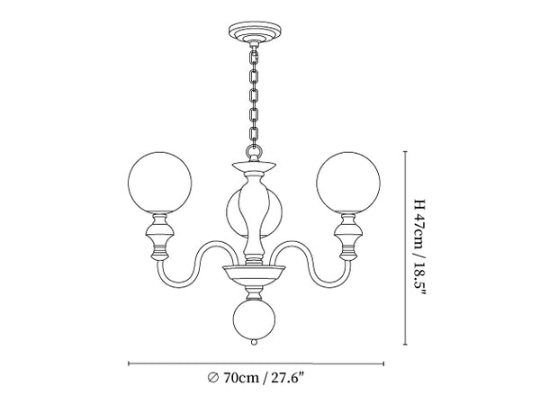 Timeless Globe Chandelier