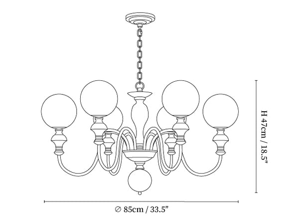Timeless Globe Chandelier