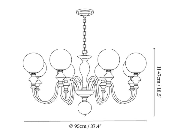 Timeless Globe Chandelier