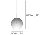 Tindari Glass Pendant Light