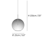 Tindari Glass Pendant Light