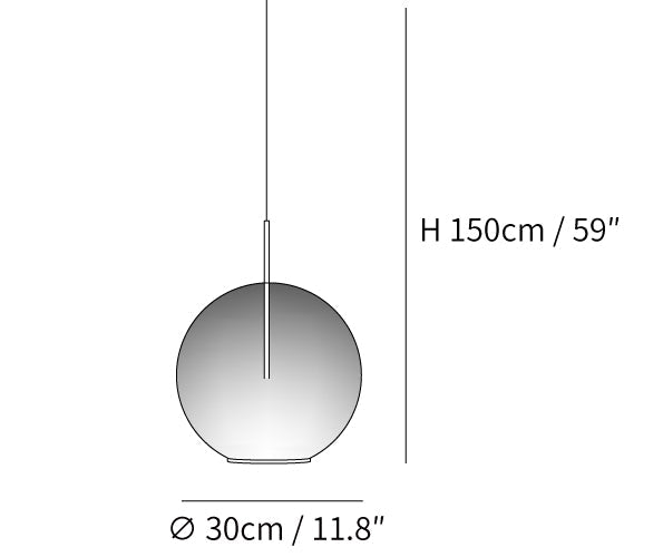 Tindari Glass Pendant Light