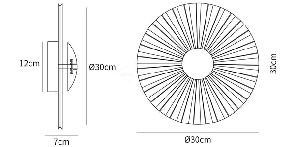 Tinsley Flush Wall Lamp