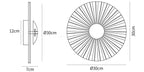 Tinsley Flush Wall Lamp