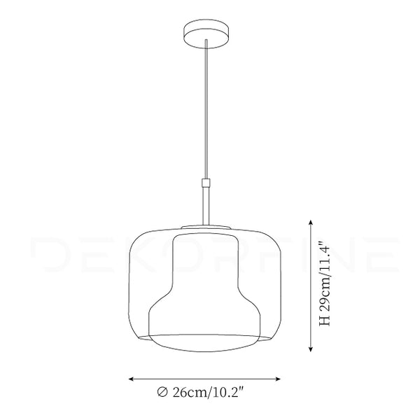 Titan Glass Pendant Lamp