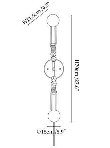 Toam Plug-in Wall Lamp
