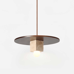 Tondo Stone Disc Pendant Light