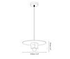 Tondo Stone Disc Pendant Light