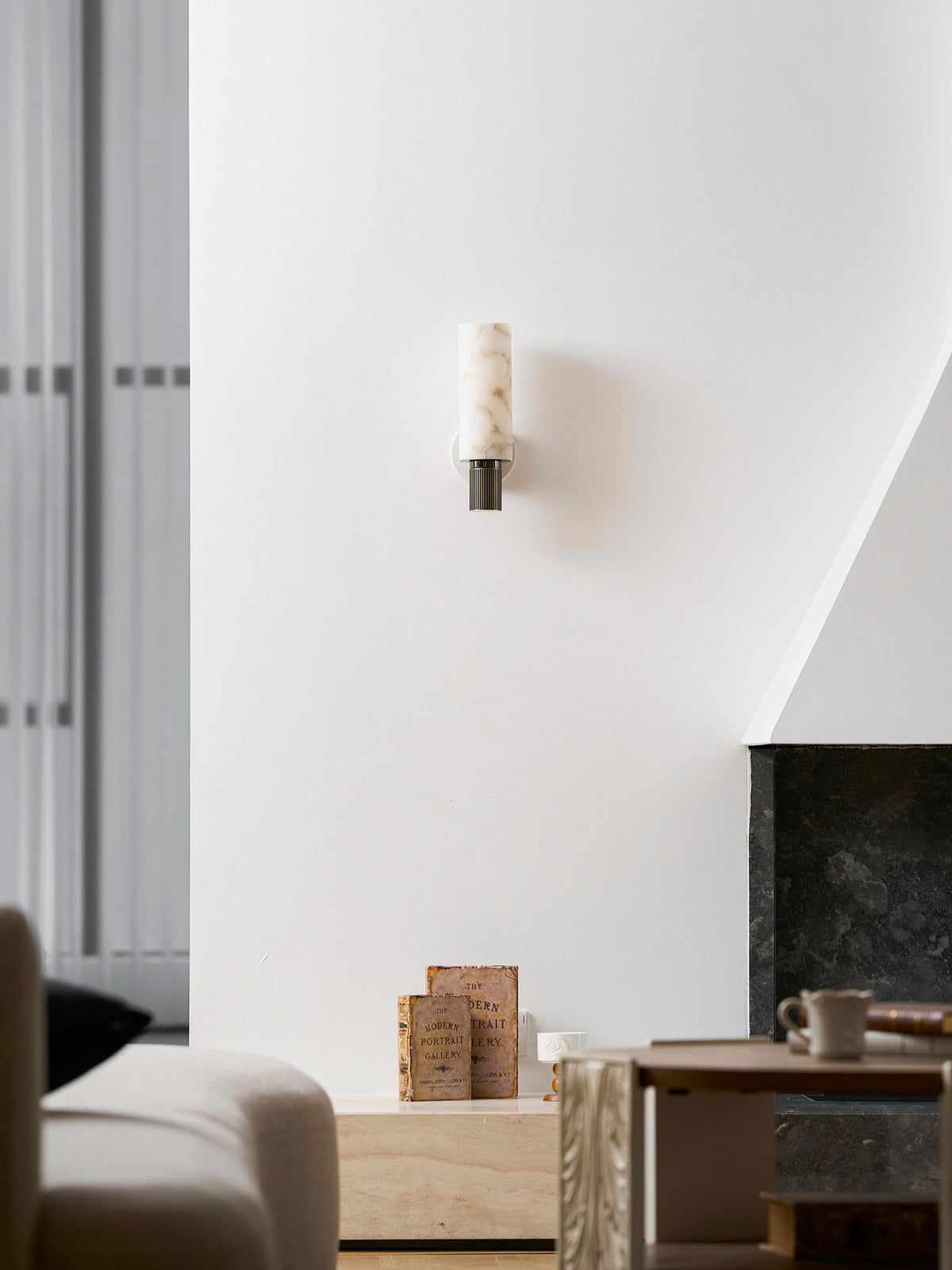 Torch Alabaster Sconce
