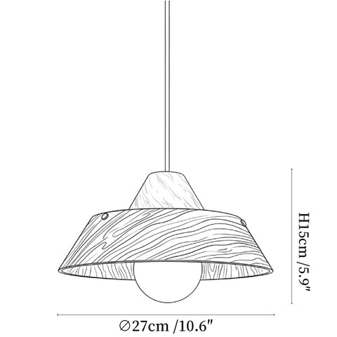 Torven Wood Pendant Lamp
