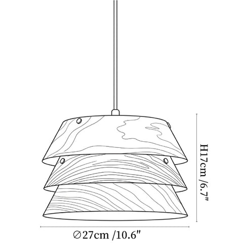 Torven Wood Pendant Lamp