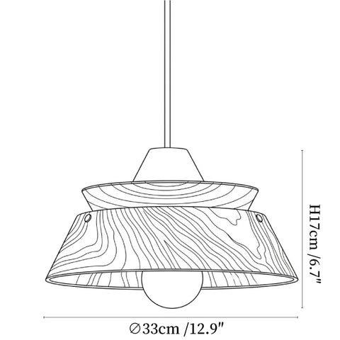 Torven Wood Pendant Lamp