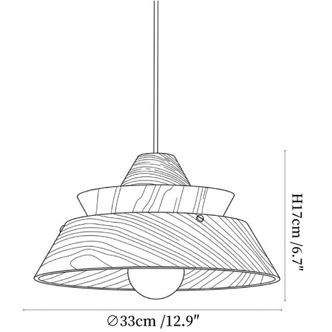Torven Wood Pendant Lamp
