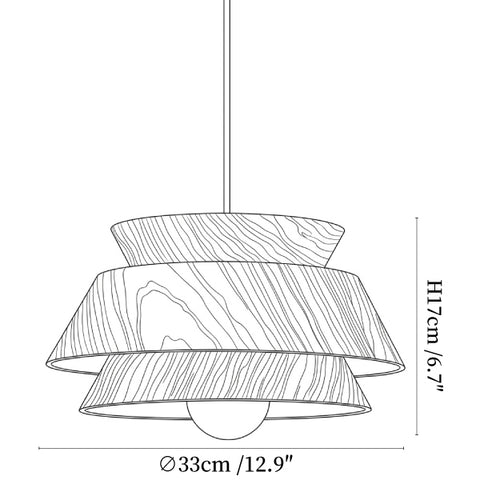 Torven Wood Pendant Lamp