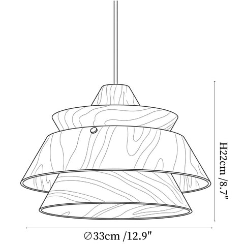 Torven Wood Pendant Lamp