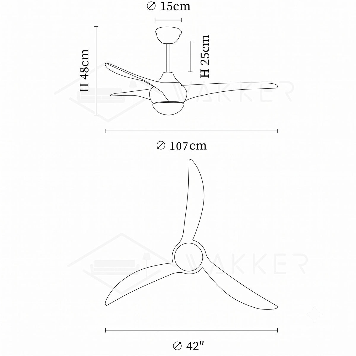 Traditional Ceiling Fan Light