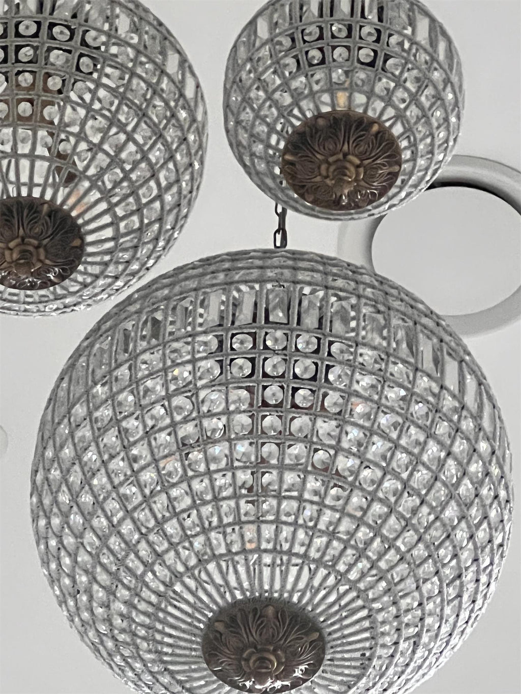 Traditional Gold Globe Chandelier