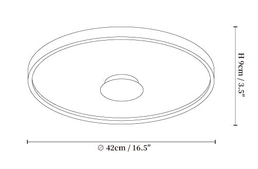 Tranquil Aura Ceiling Light