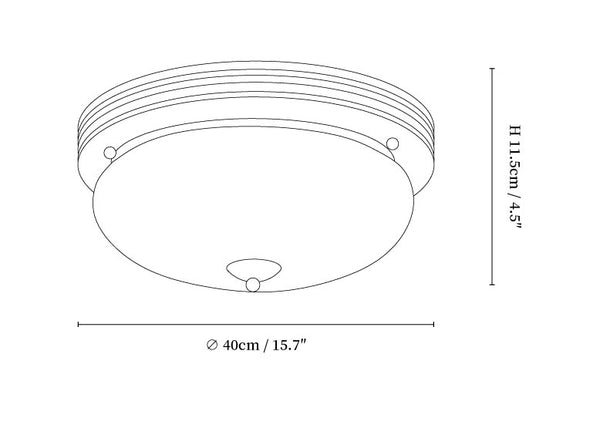 Tranquil Sphere Ceiling Light