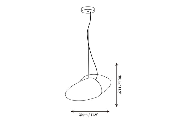 Frosted Glass Pendant Light