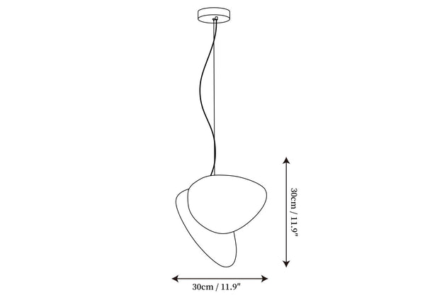 Frosted Glass Pendant Light