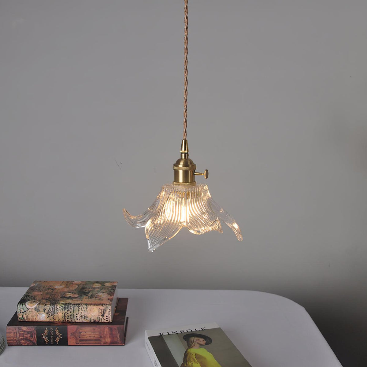 Transparent Crystal Pendant Light
