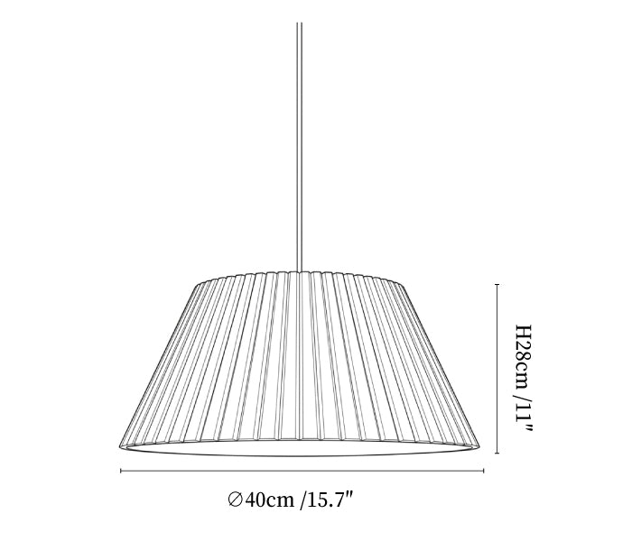 Trapezoid Acoustic Pendant Lamp