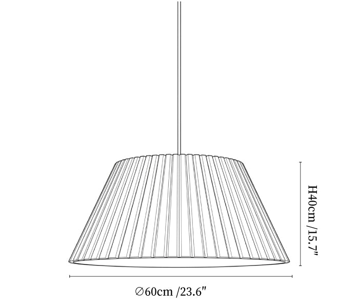 Trapezoid Acoustic Pendant Lamp