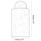 Travertine Capsule Wall Sconce