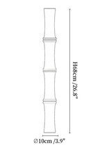 Travertine Column Glow Wall Light