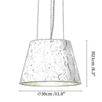 Travertine Cone Pendant Lamp