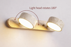 Travertine Duo Rechargeable Wall Light