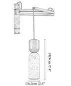 Travertine Fusion Wall Sconce