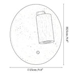 Travertine Spot Wall Sconce