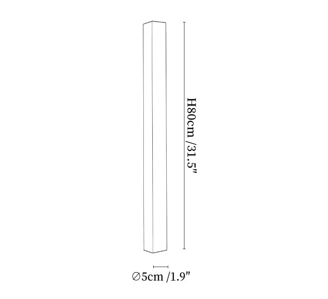 Travertine Stripe Wall Sconce